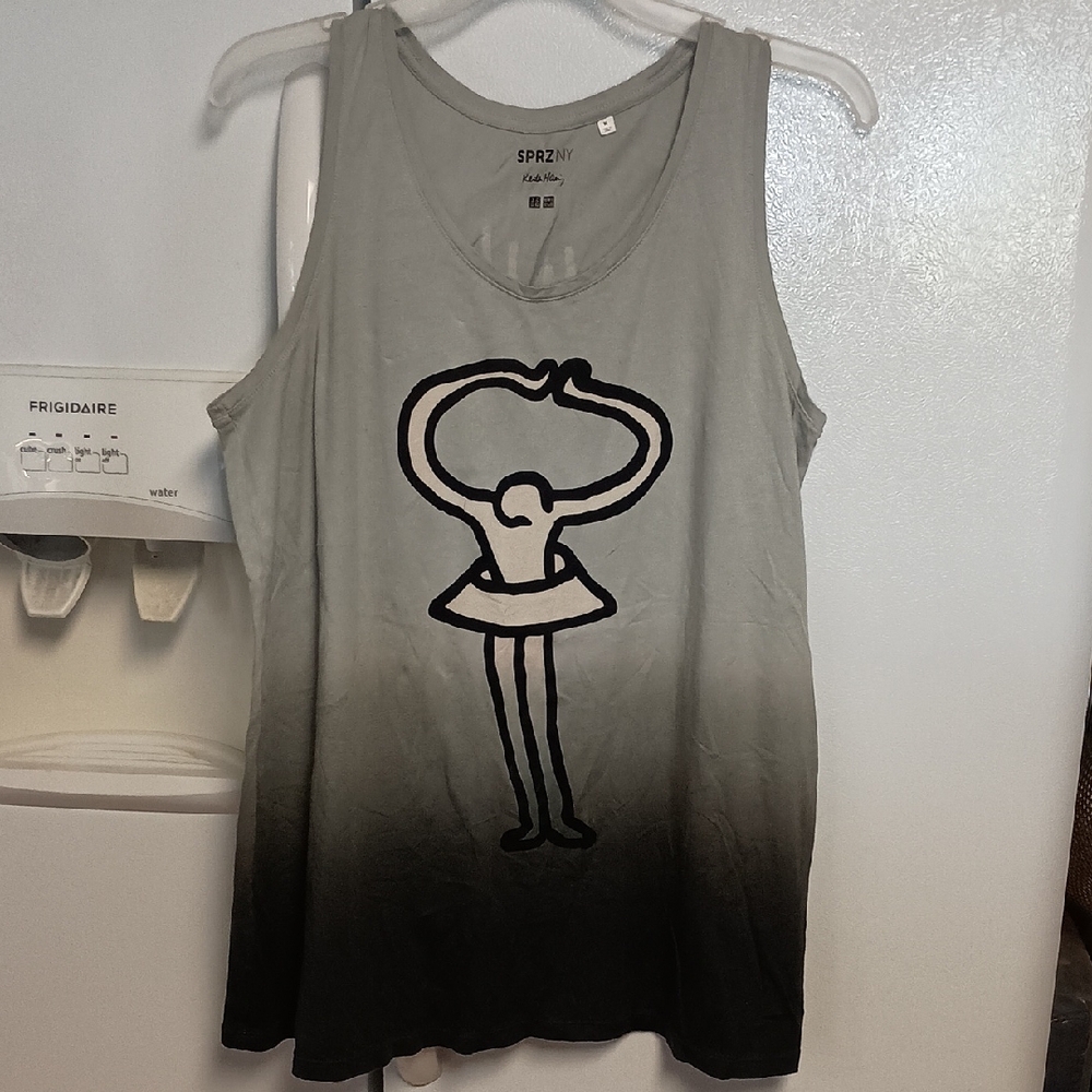 Uniqlo SPRZ NY Keith Haring Gray Tee